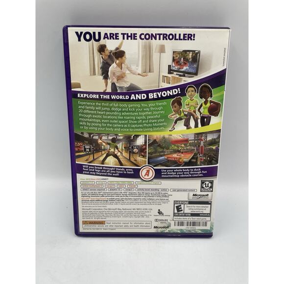 Kinect Adventures (Xbox 360, 2010) Without Manual, Tested - Fast Shipping! - Picture 2 of 4